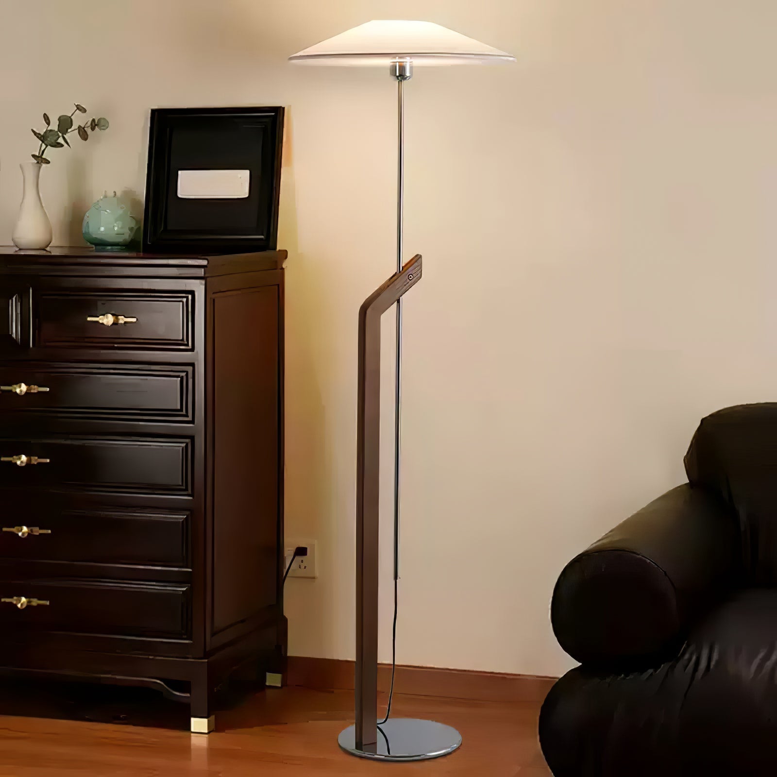 Umbrella Torchiere Floor Light, Floor Lamp, detail 4