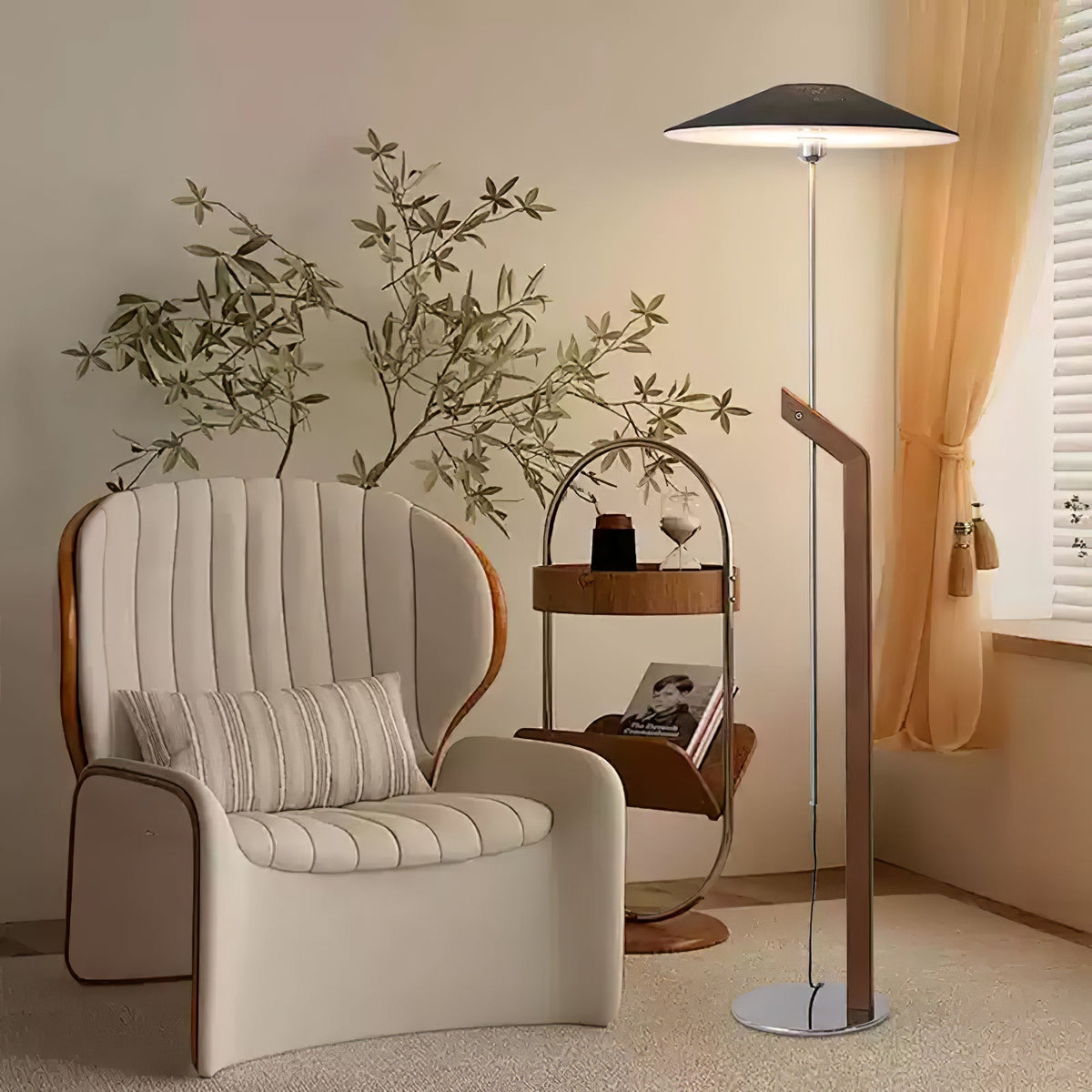 Umbrella Torchiere Floor Light, Floor Lamp, detail 27