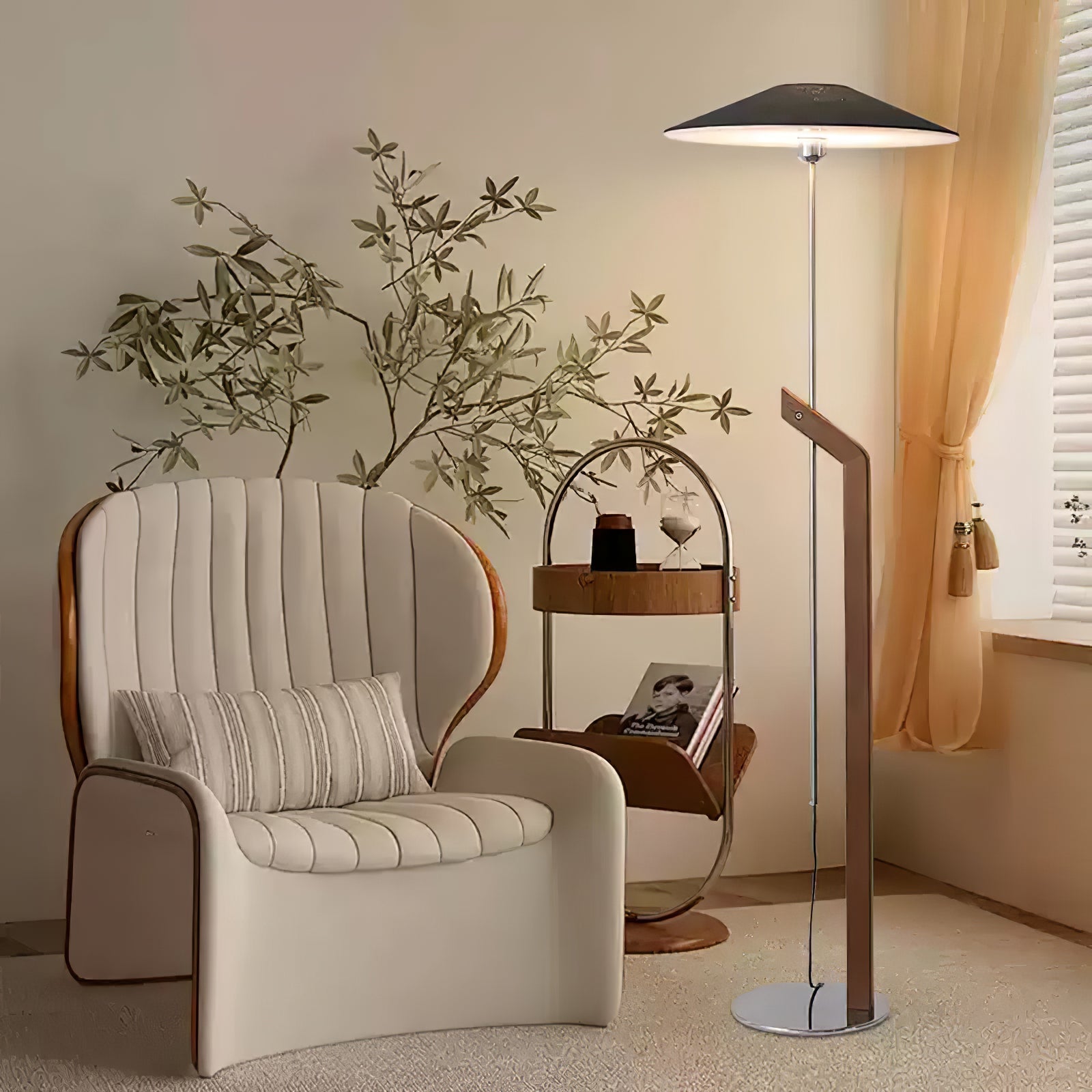Umbrella Torchiere Floor Light, Floor Lamp, detail 27