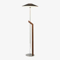 Umbrella Torchiere Floor Light, Floor Lamp, Metal, Φ 17.7″ x H 43.3-86.7″