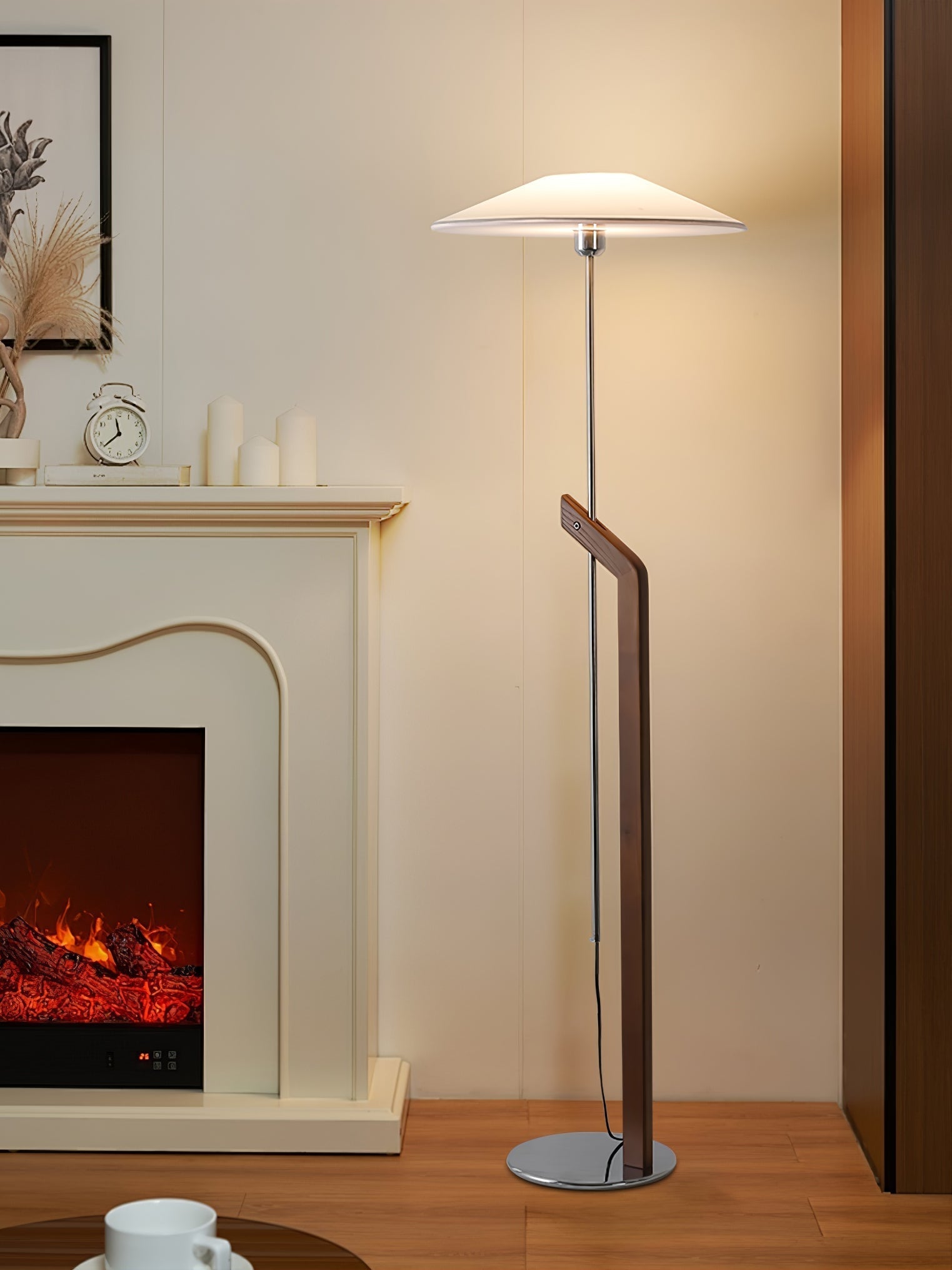 Umbrella Torchiere Floor Light, Floor Lamp, detail 30