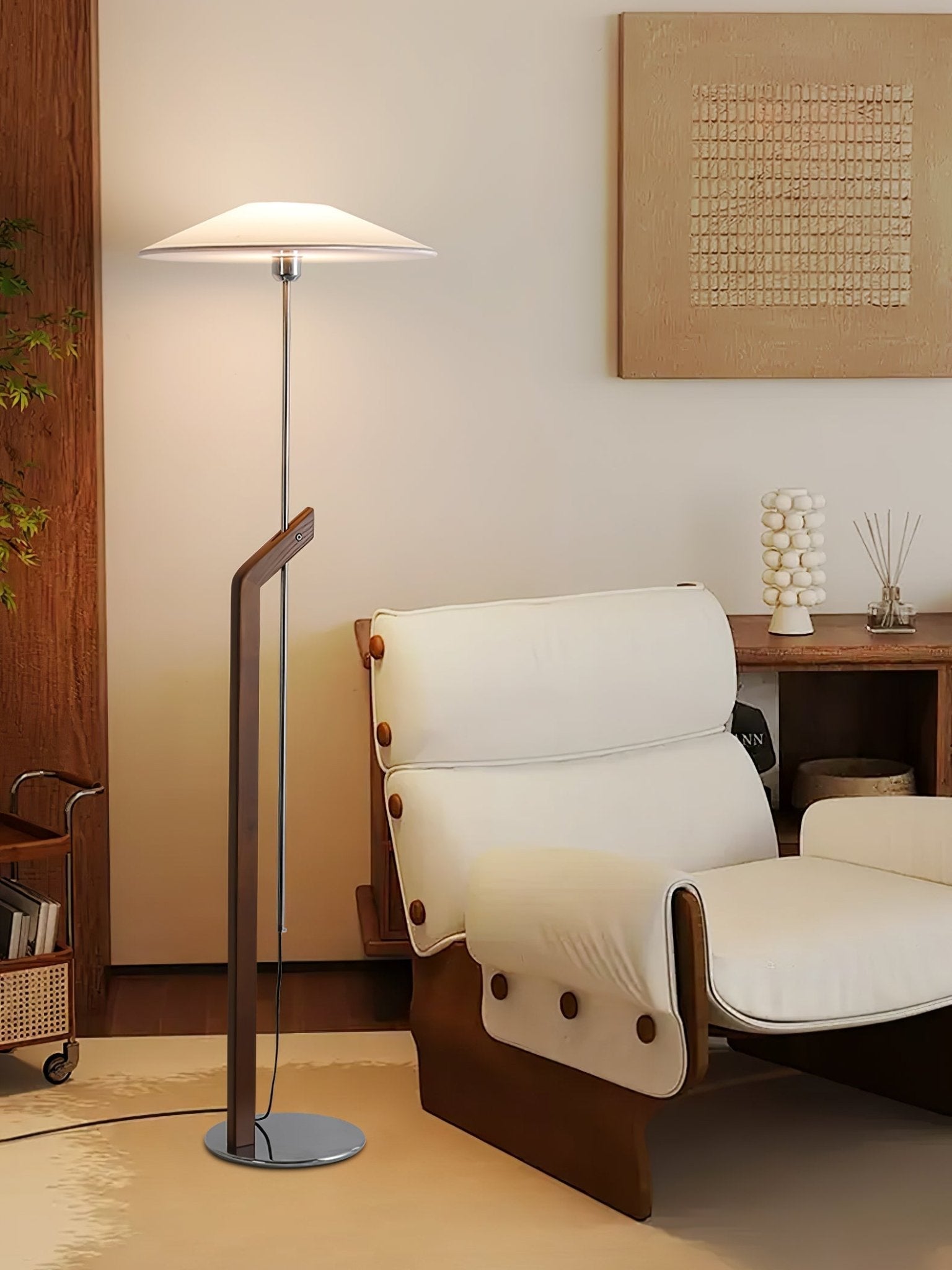 Umbrella Torchiere Floor Light, Floor Lamp, detail 10