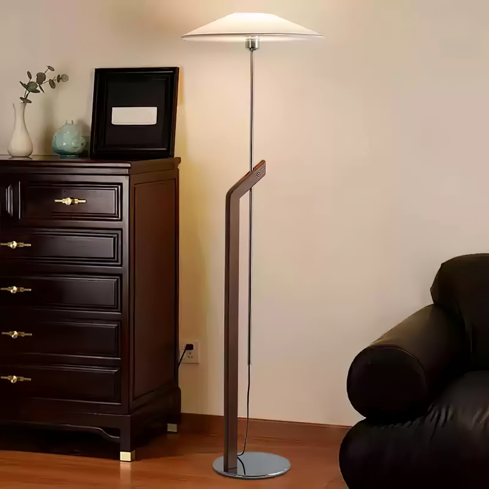 Umbrella Torchiere Floor Light, Floor Lamp, detail 11