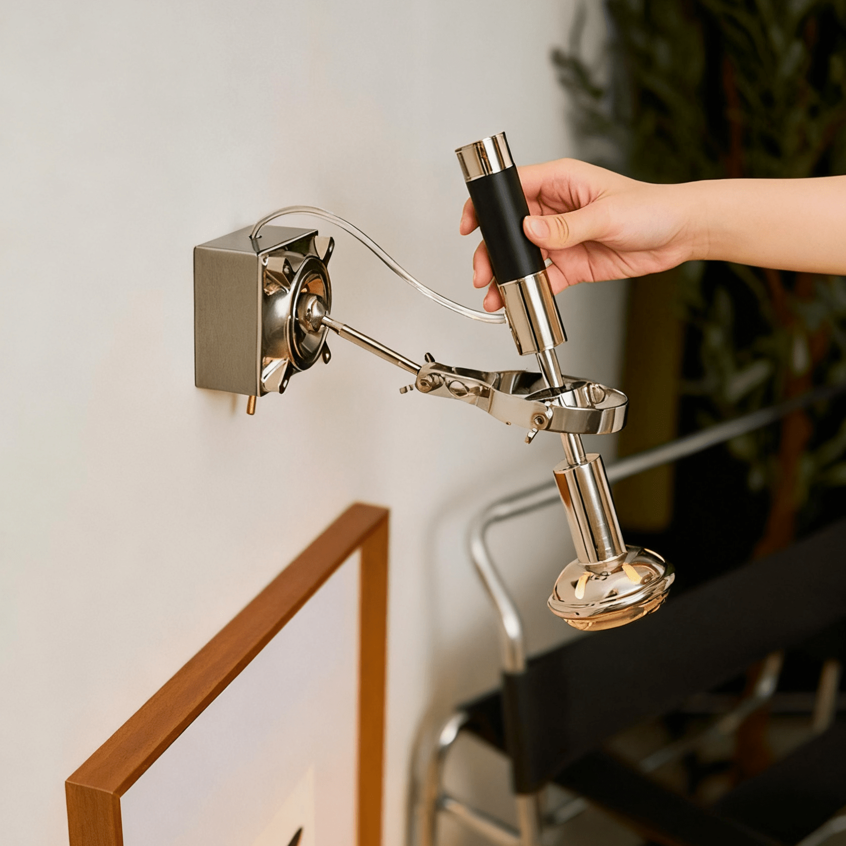 Urban Edge Wall Light, Hardwired Wall Sconce, detail 2