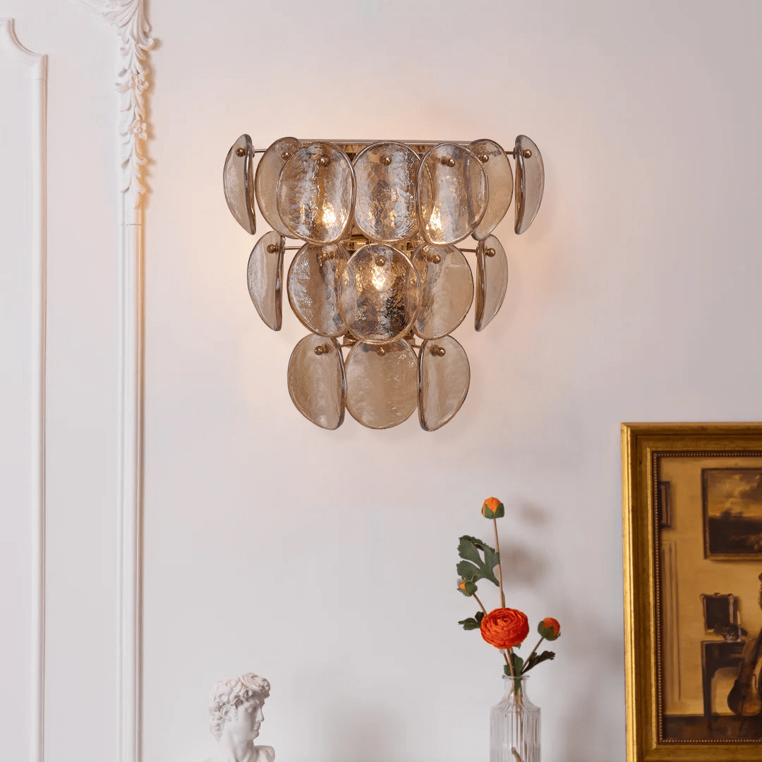 Uroko Wall Light, Hardwired Wall Sconce, detail 2