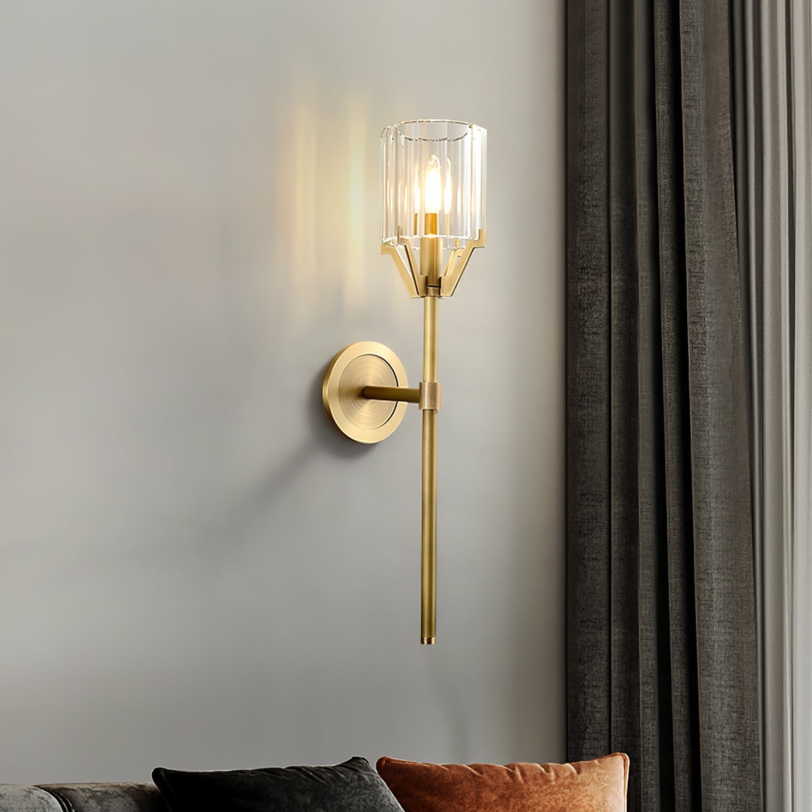 Valdampierre Wall Light, Bedroom Wall Sconce, detail 3