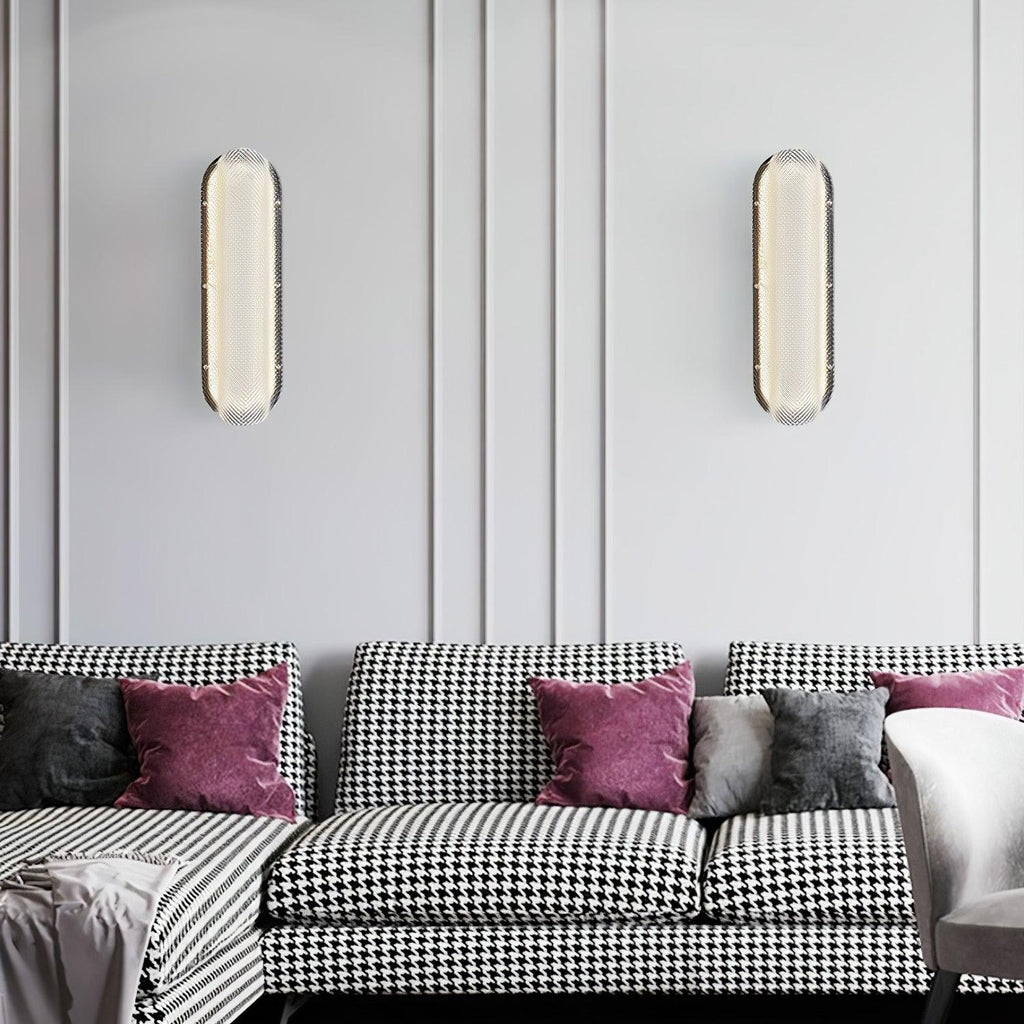 Vale Wall Light - Dia 12cm x H 40cm Metal, Hardwired Wall Sconce, detail 4