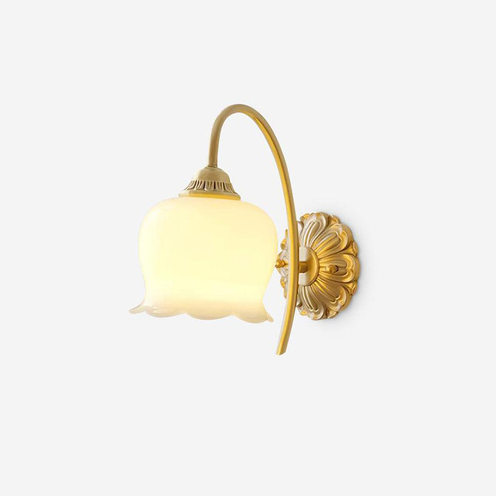 Valley Flower Wall Light, Hardwired Wall Sconce, detail 2