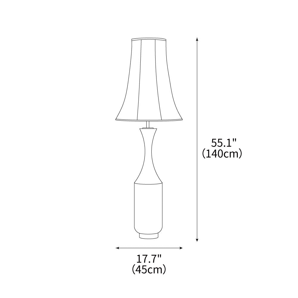 Vase Silhouette Floor Light 17.7", Floor Lamp, detail 3