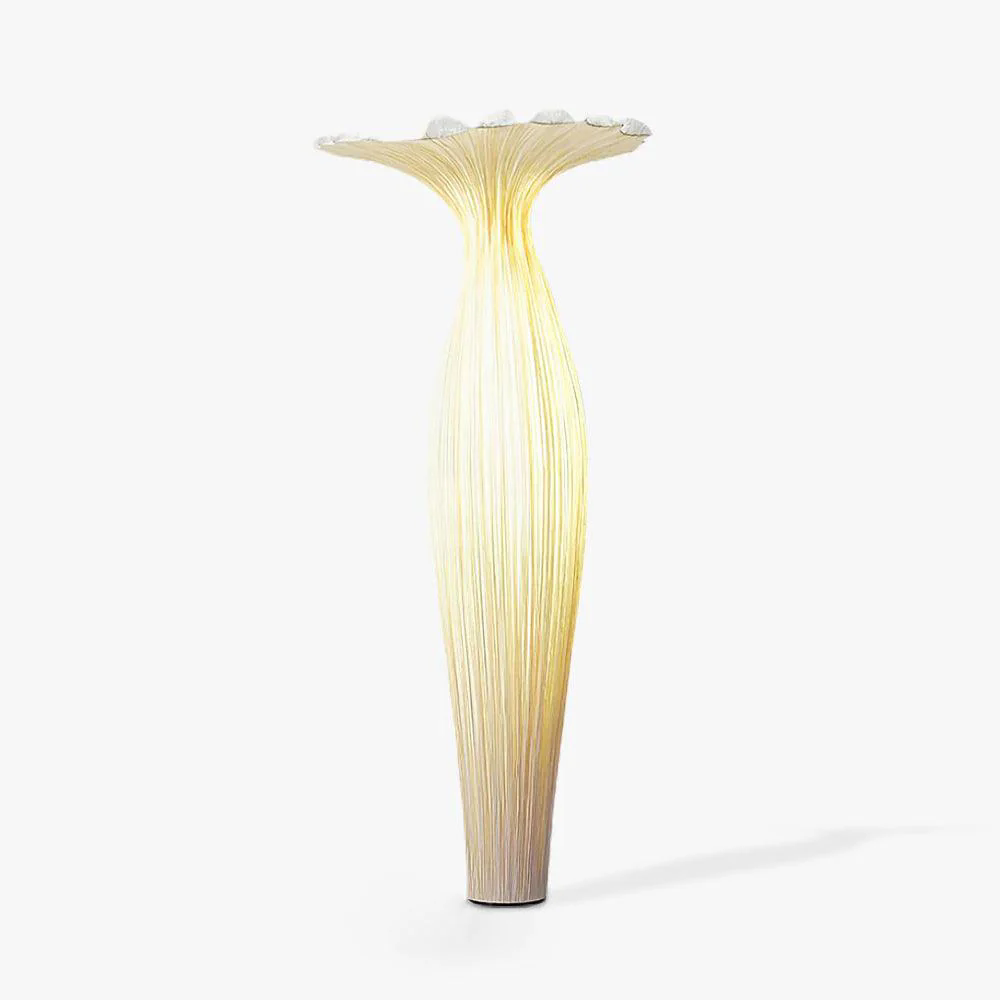 Vase Fabric Floor Light, Floor Lamp, Metal, Dia 50cm x H 110 cm