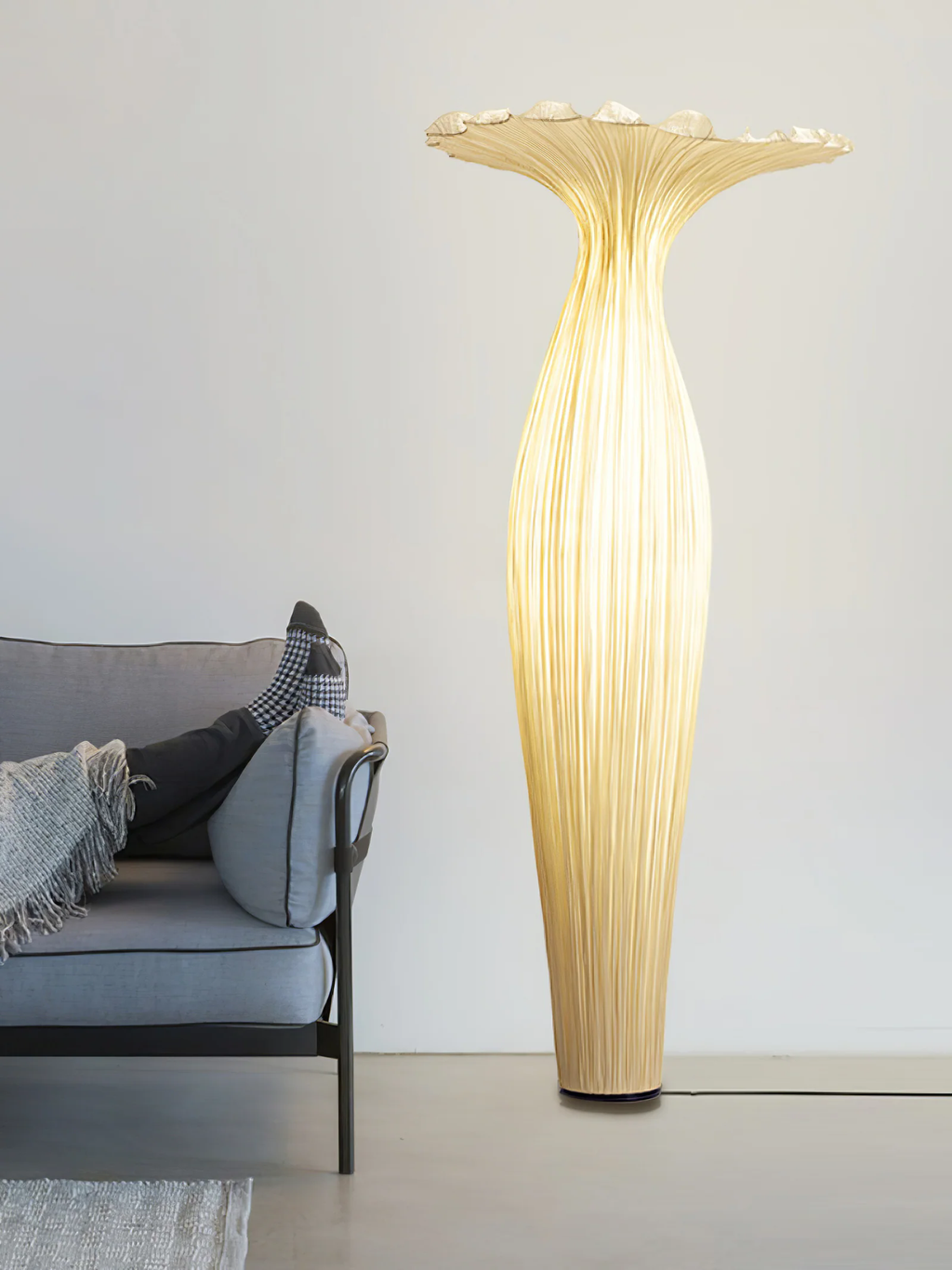 Vase Fabric Floor Light, Floor Lamp, detail 7