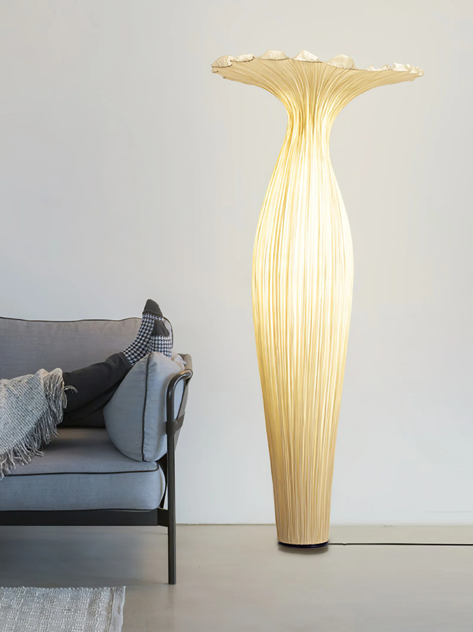 Vase Fabric Floor Light, Floor Lamp, detail 7