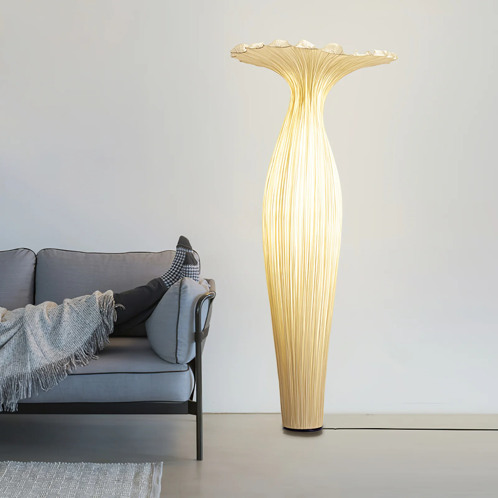 Vase Fabric Floor Light, Floor Lamp, detail 8