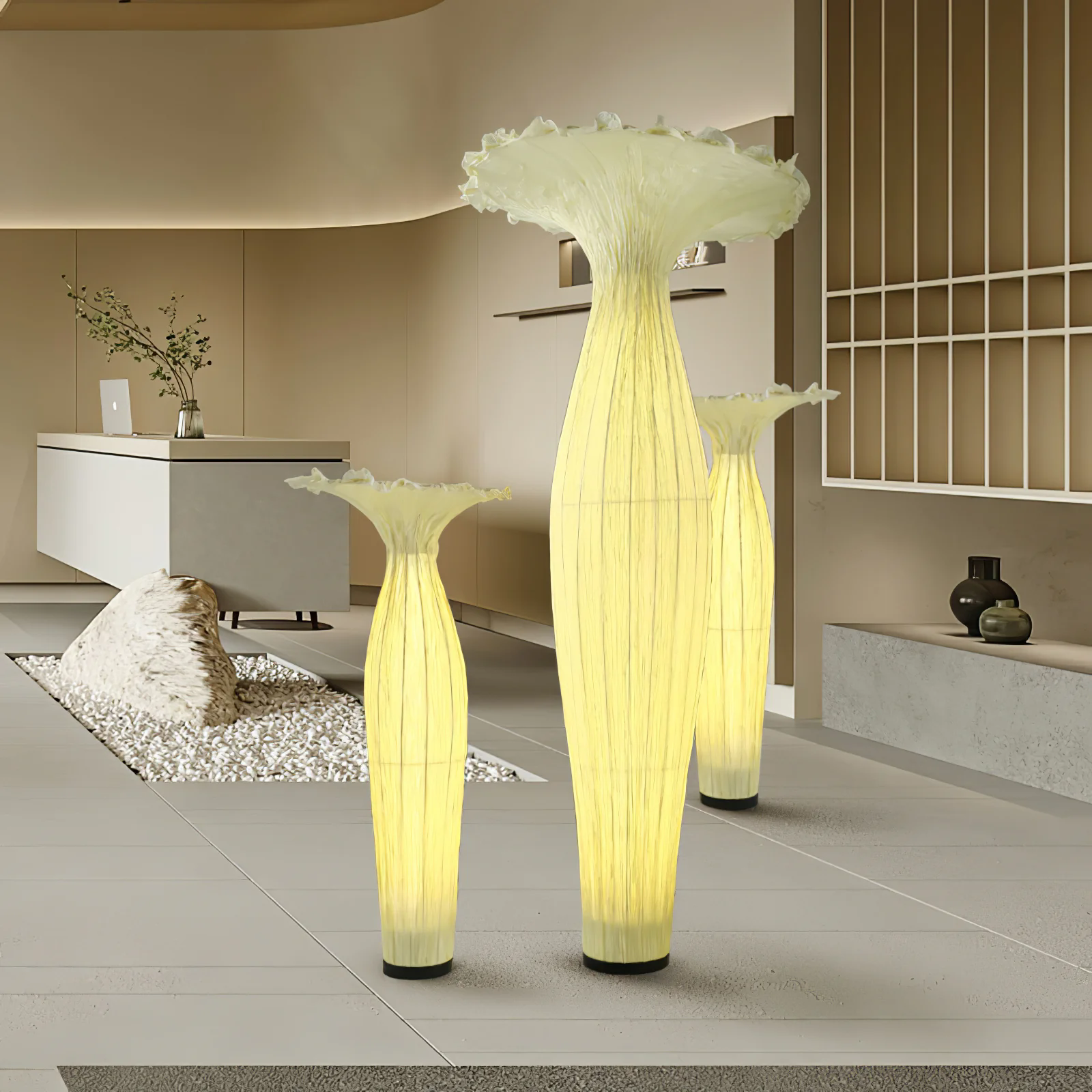 Vase Fabric Floor Light, Floor Lamp, detail 2