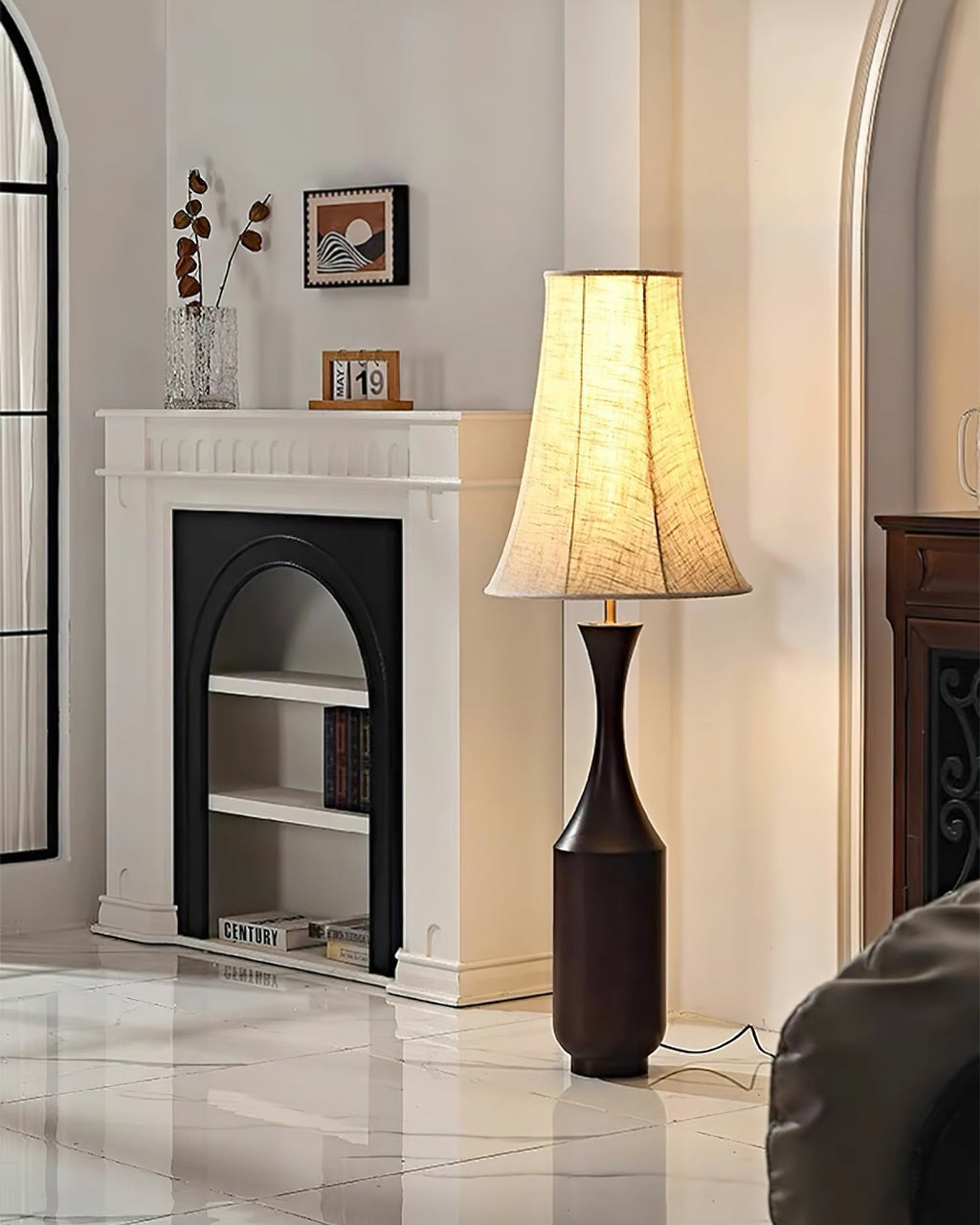 Vase Silhouette Floor Light 17.7", Floor Lamp, detail 11