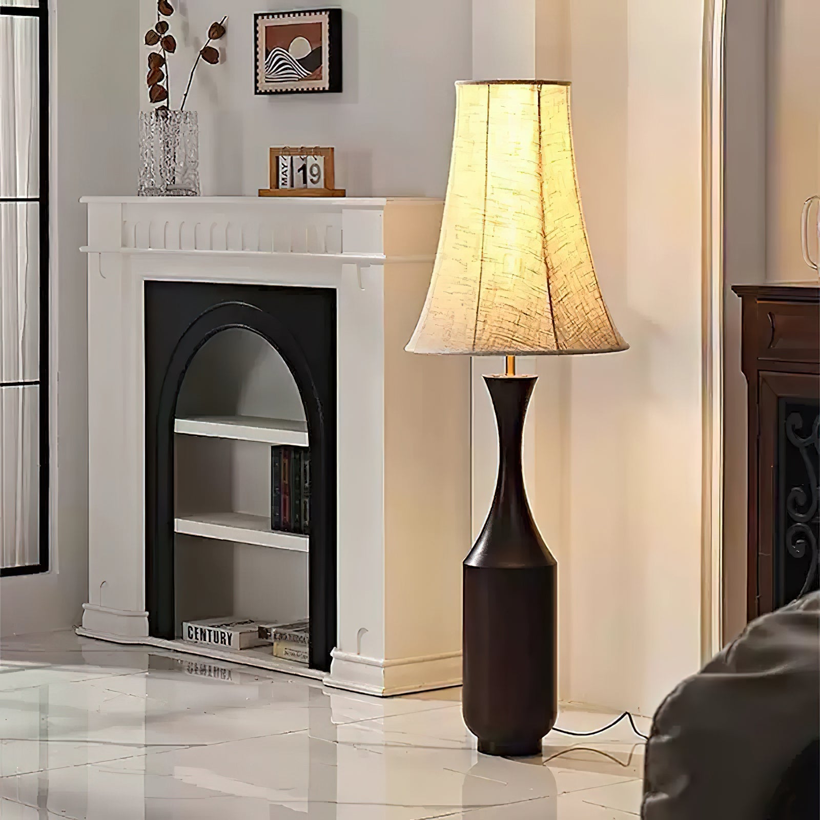 Vase Silhouette Floor Light 17.7", Floor Lamp, detail 4