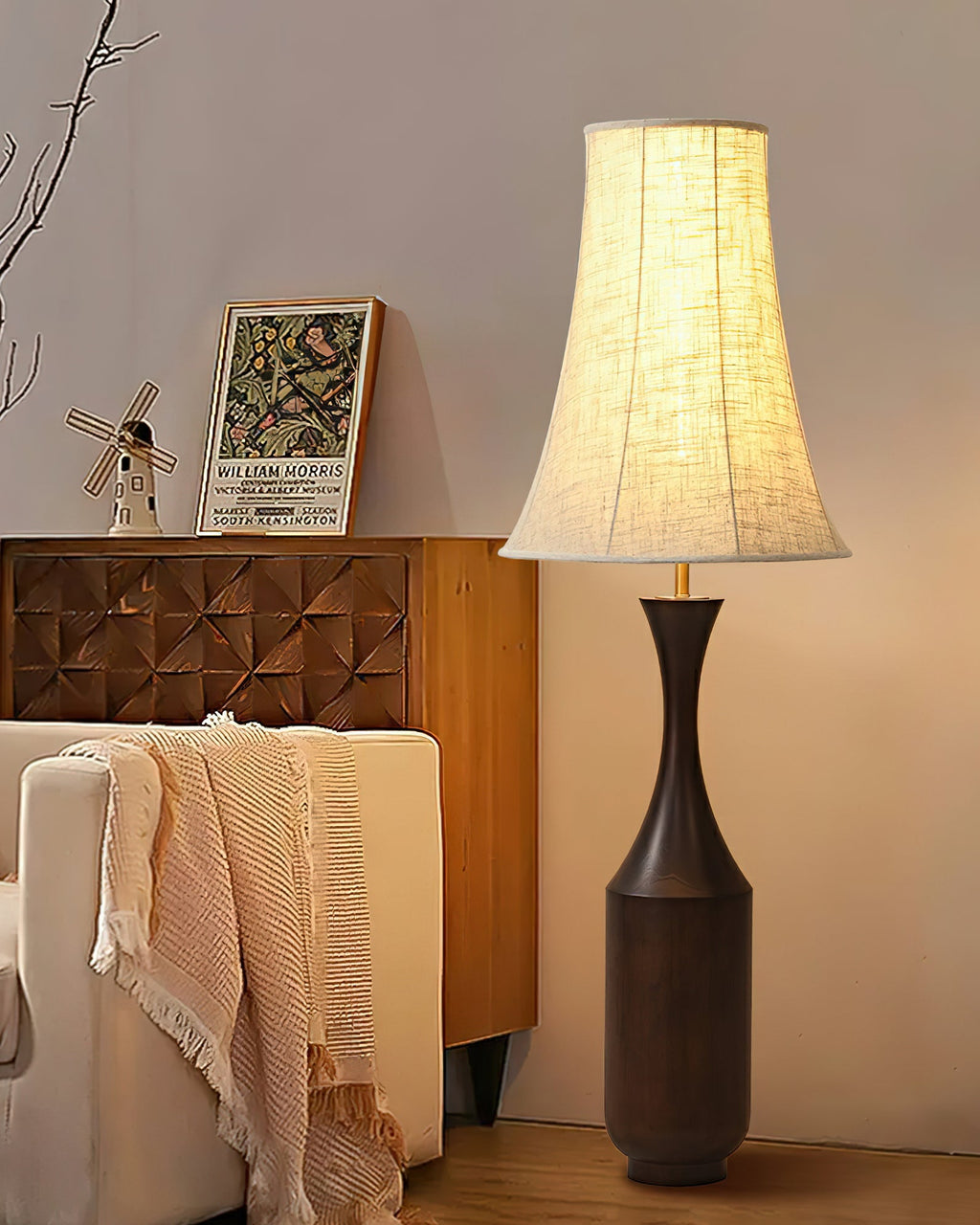 Vase Silhouette Floor Light 17.7", Floor Lamp, detail 9