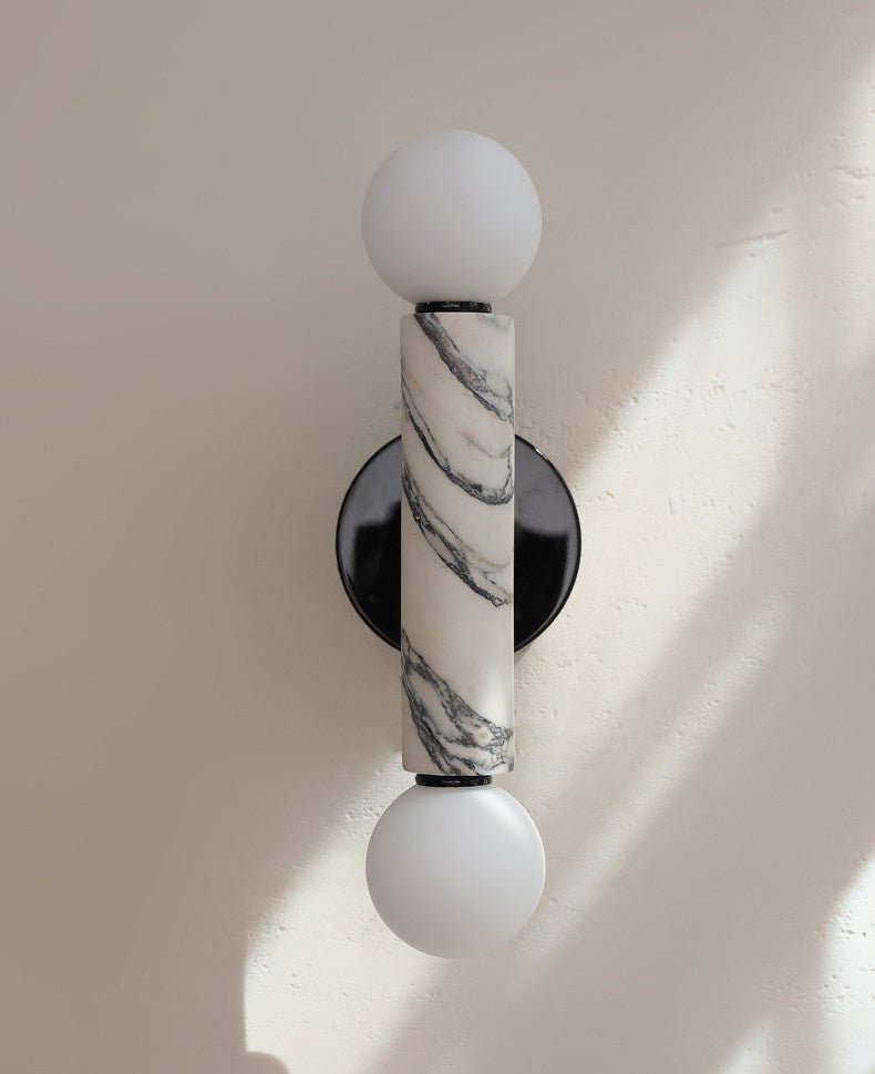 Obelisk Orb Wall Light, Hardwired Wall Sconce, detail 21