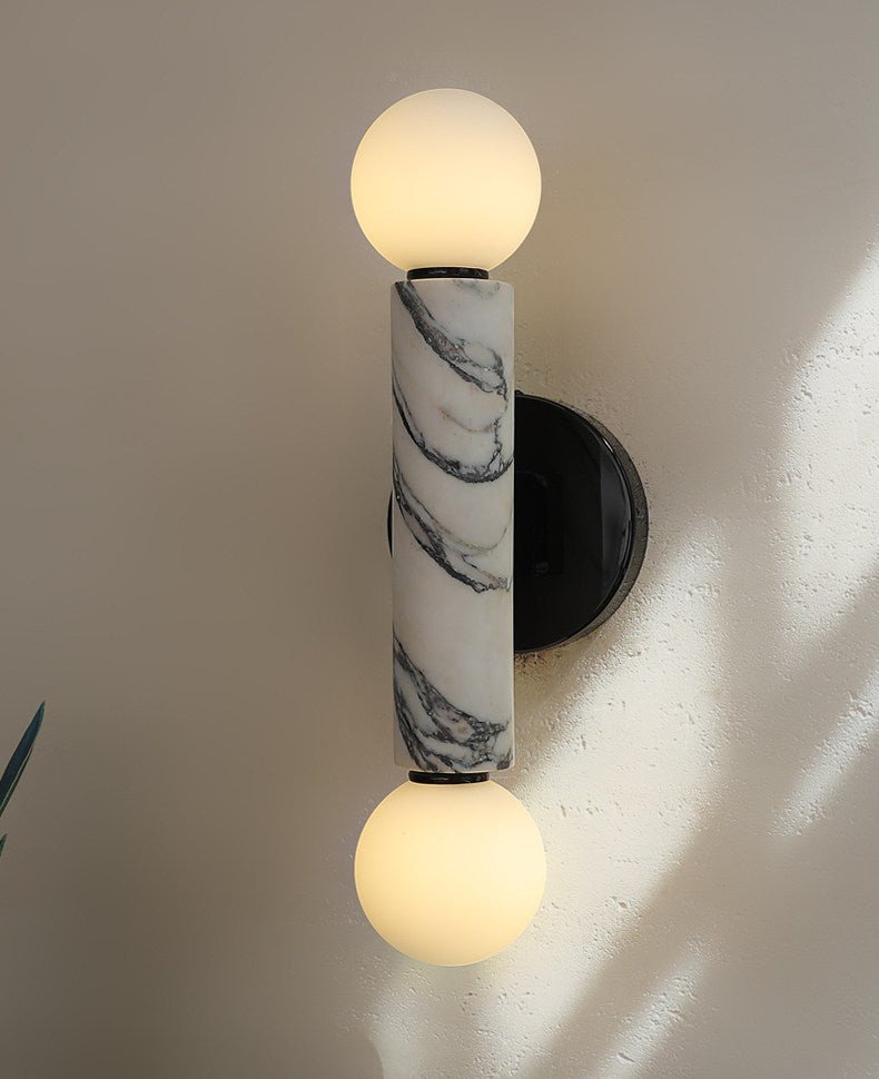 Obelisk Orb Wall Light, Hardwired Wall Sconce, detail 18