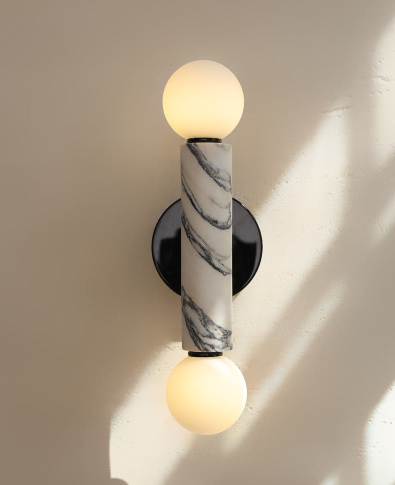 Obelisk Orb Wall Light, Hardwired Wall Sconce, detail 19
