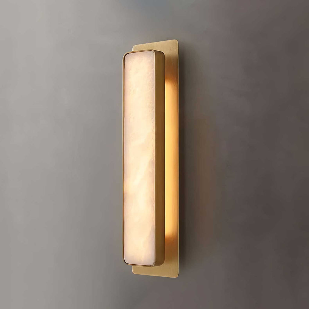 Velmora Alabaster Wall Light, Hardwired Wall Sconce, detail 17