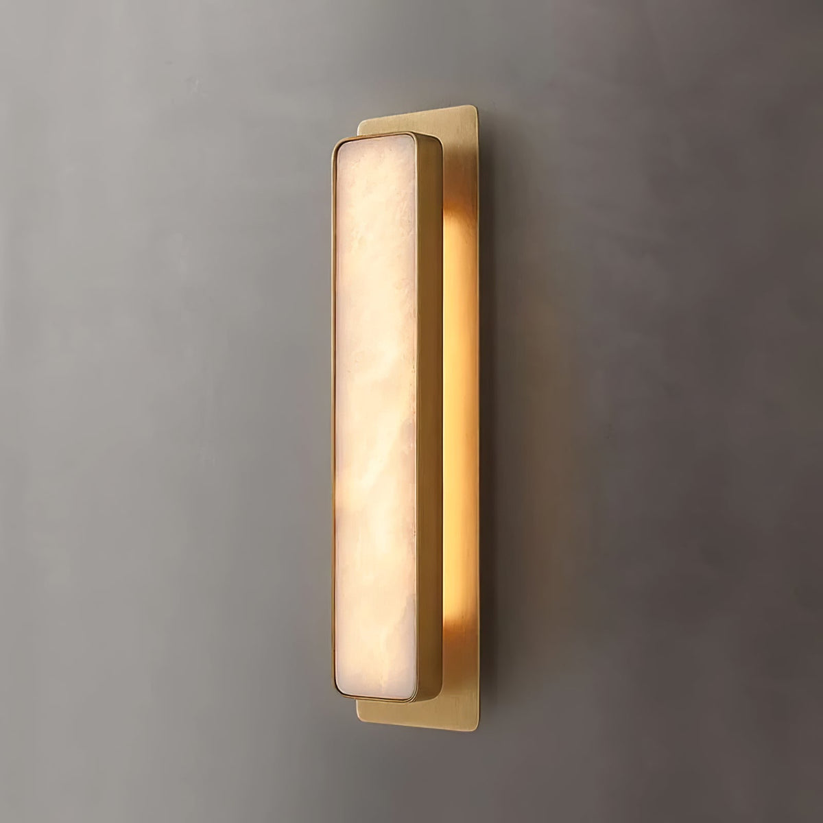 Velmora Alabaster Wall Light, Hardwired Wall Sconce, detail 12