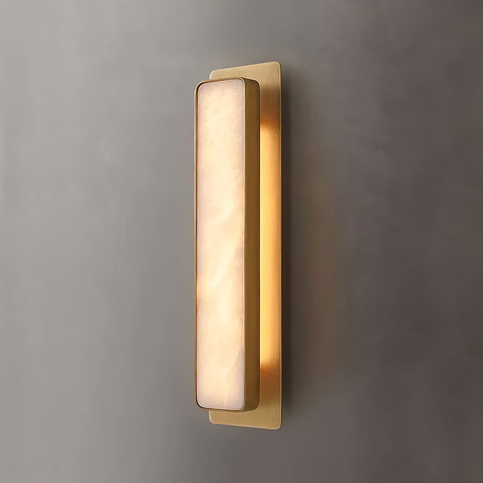 Velmora Alabaster Wall Light, Hardwired Wall Sconce, detail 12