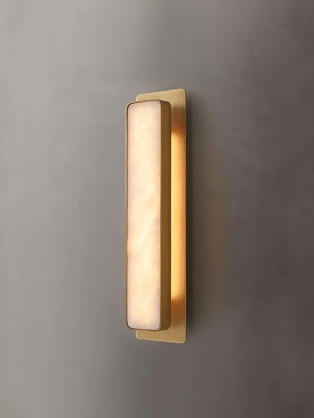 Velmora Alabaster Wall Light, Hardwired Wall Sconce, detail 14