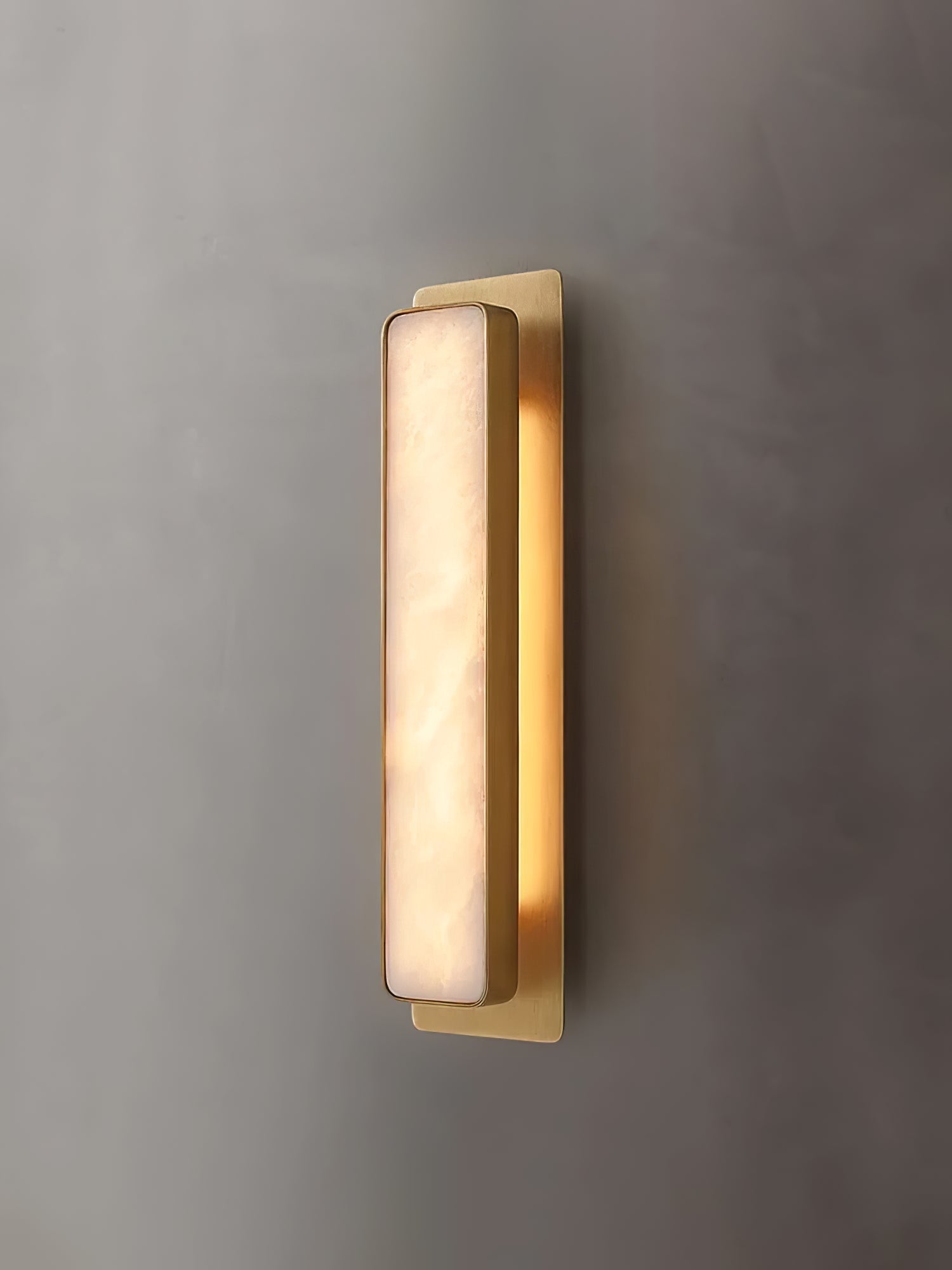 Velmora Alabaster Wall Light, Hardwired Wall Sconce, detail 14