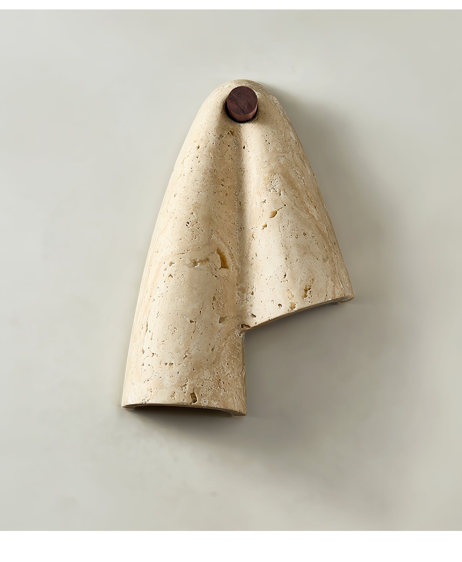 Velo Draped Stone Wall Light, Hardwired Wall Sconce, detail 6