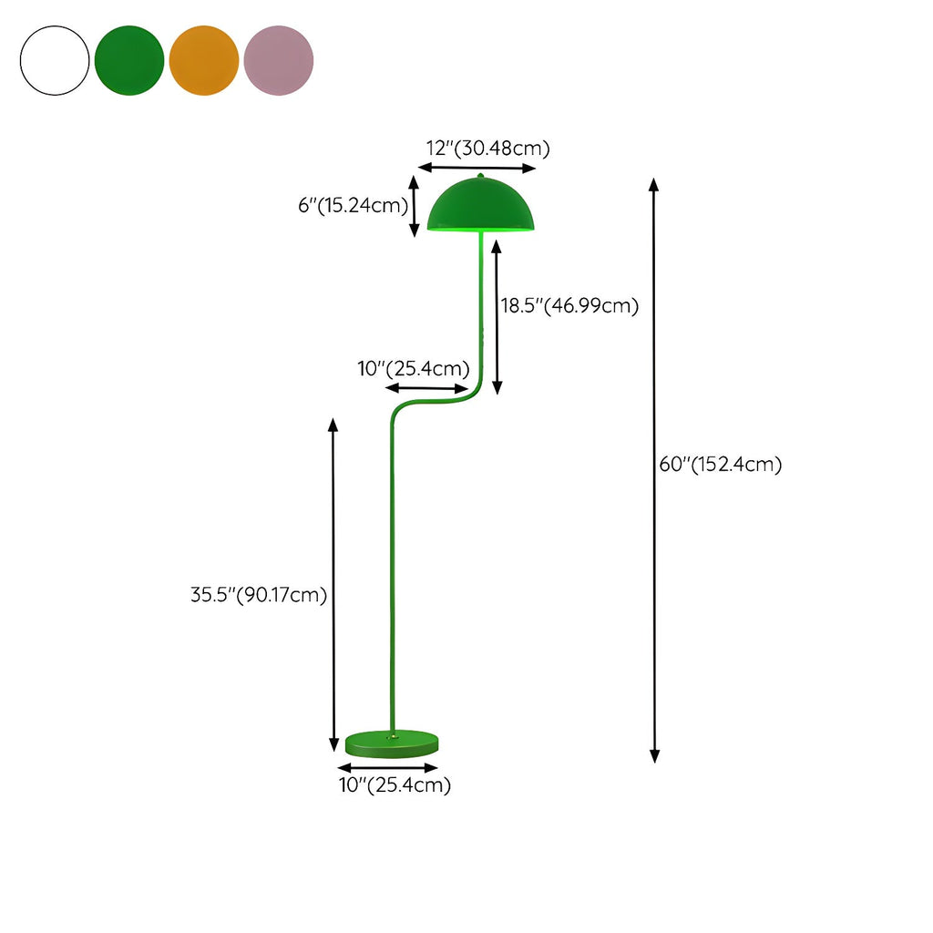 Verdant Arc Reading Floor Light, Floor Lamp, detail 14