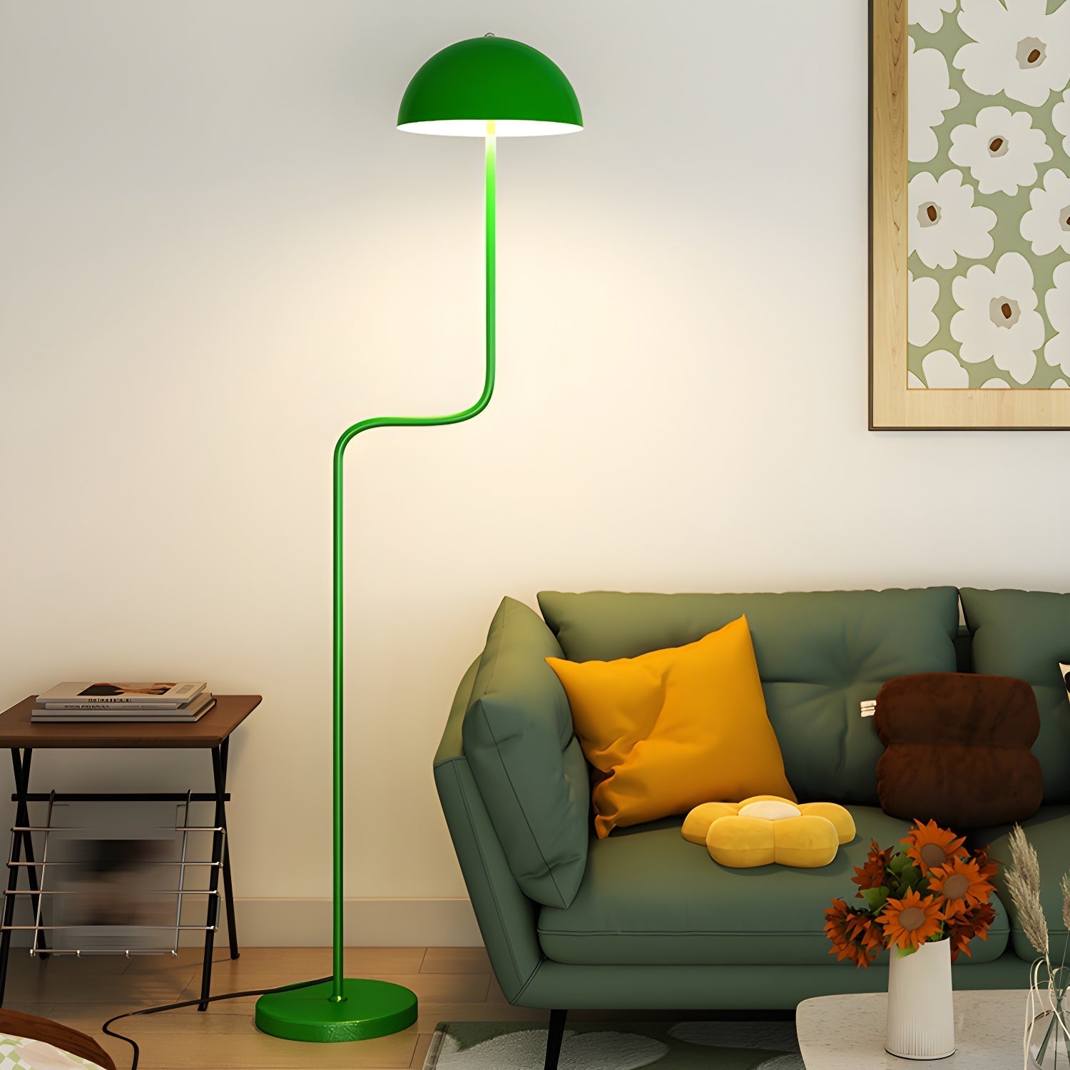 Verdant Arc Reading Floor Light, Floor Lamp, detail 4