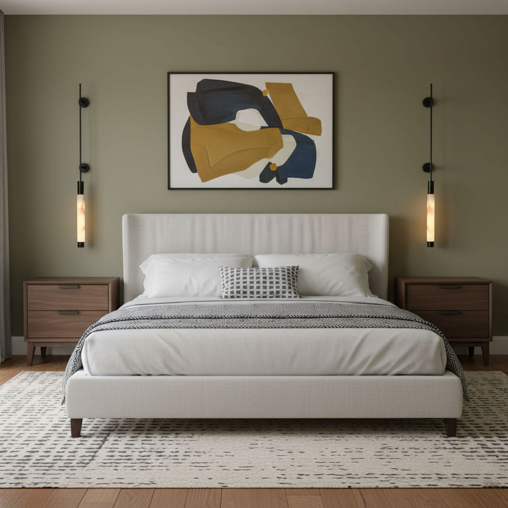 Verita Alabaster Wall Light, Hardwired Wall Sconce, detail 13