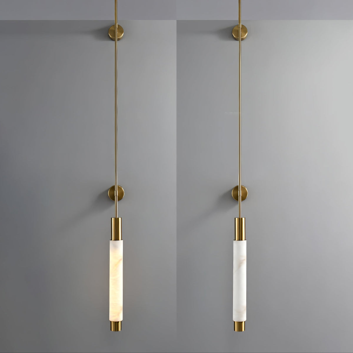 Verita Alabaster Wall Light, Hardwired Wall Sconce, detail 20