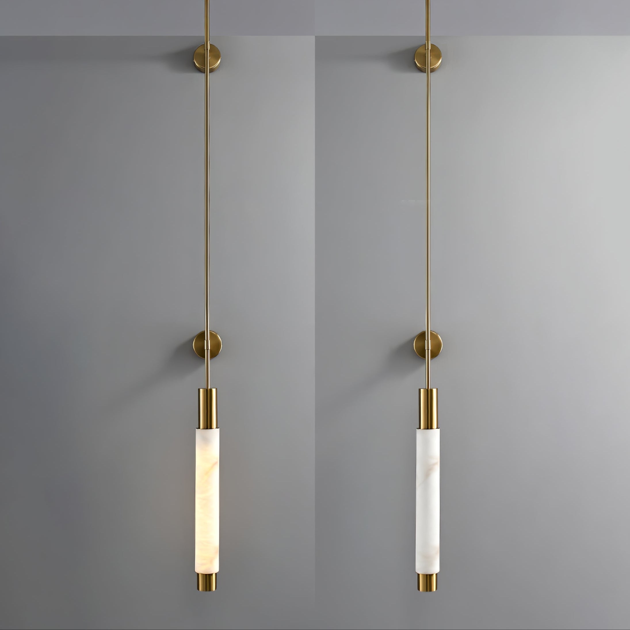 Verita Alabaster Wall Light, Hardwired Wall Sconce, detail 20