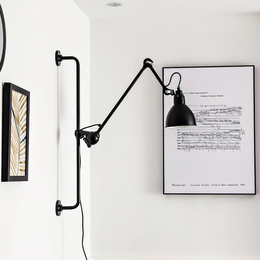 Versa Glide G214 Wall Light, Plug-In Wall Sconce, detail 3