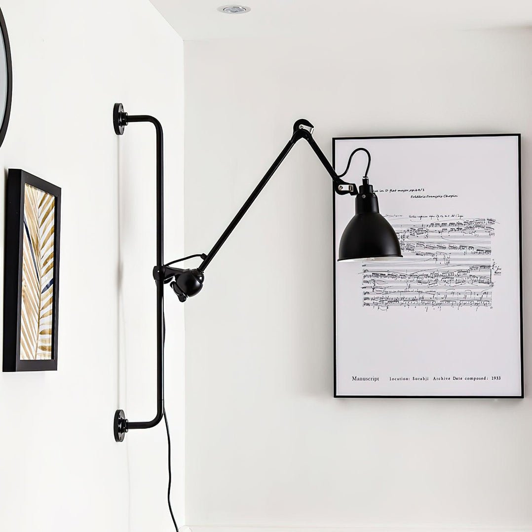 Versa Glide G214 Wall Light, Plug-In Wall Sconce, detail 3