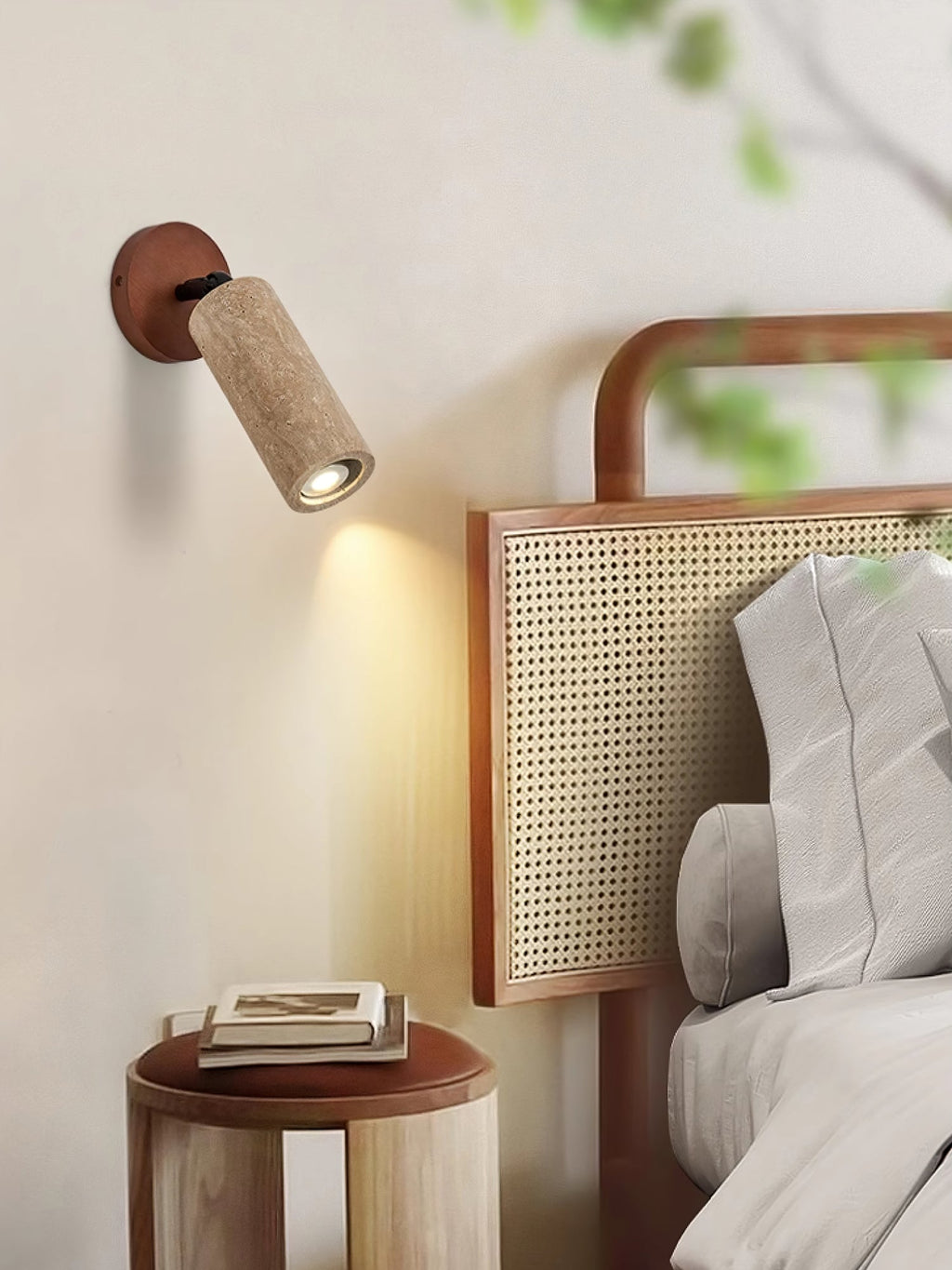 Versa Stone Adjustable Plug-In Wall Light, Plug-In Wall Sconce, detail 10