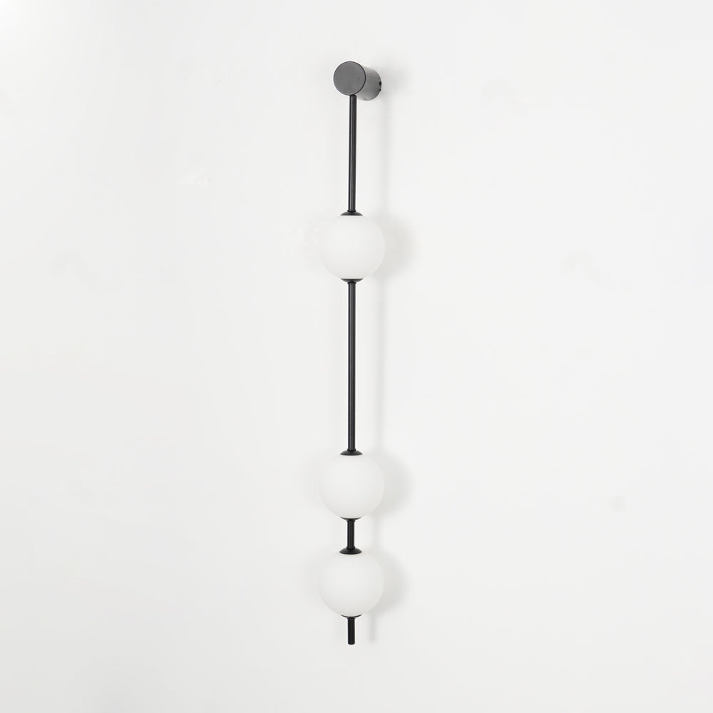 Vertical Balls Wall Light, Hardwired Wall Sconce, detail 25