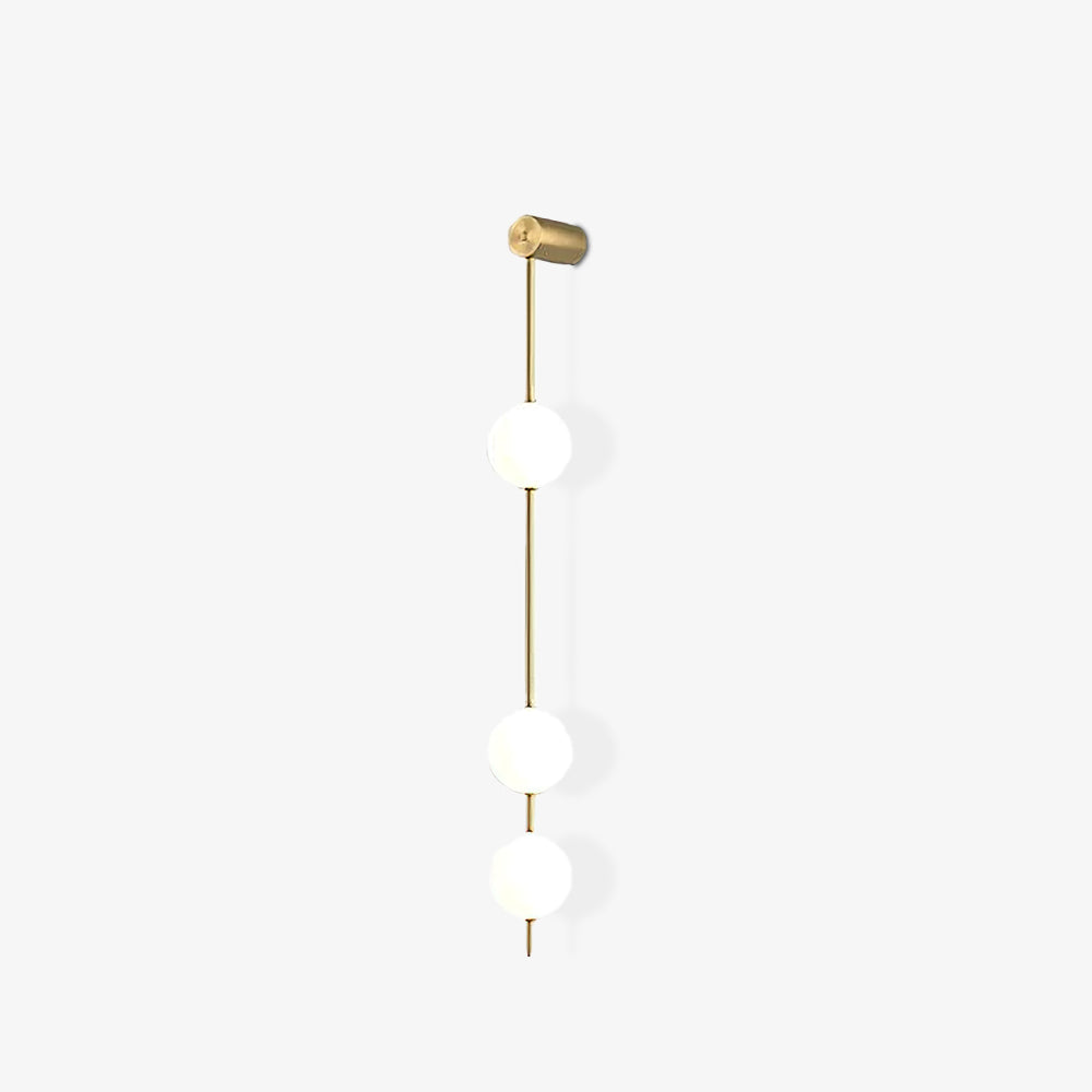 Vertical Balls Wall Light, Hardwired Wall Sconce, detail 19