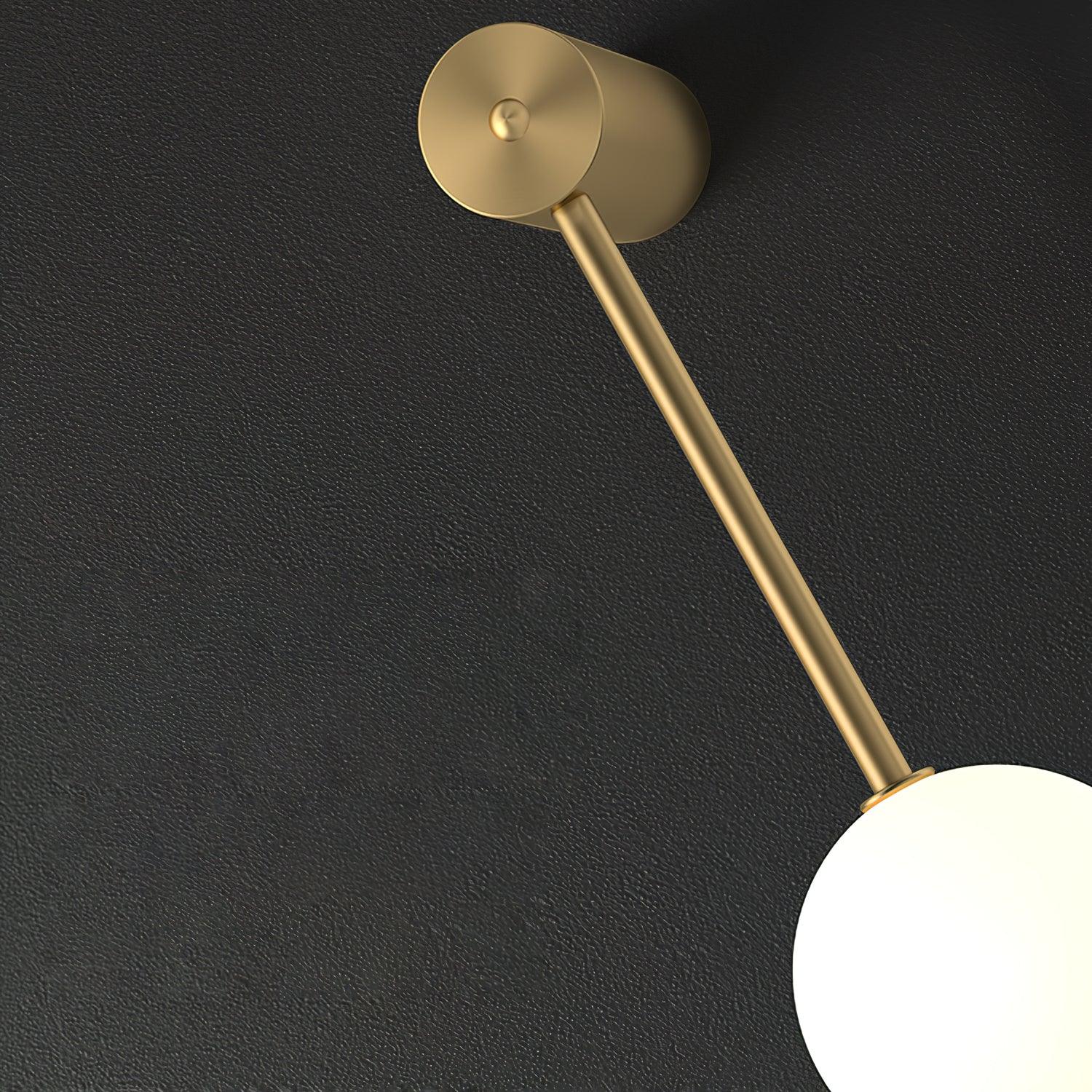 Vertical Balls Wall Light, Hardwired Wall Sconce, detail 9