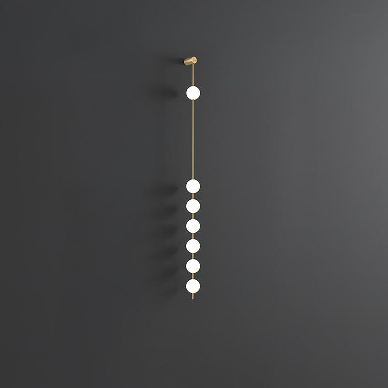 Vertical Balls Wall Light, Hardwired Wall Sconce, detail 15