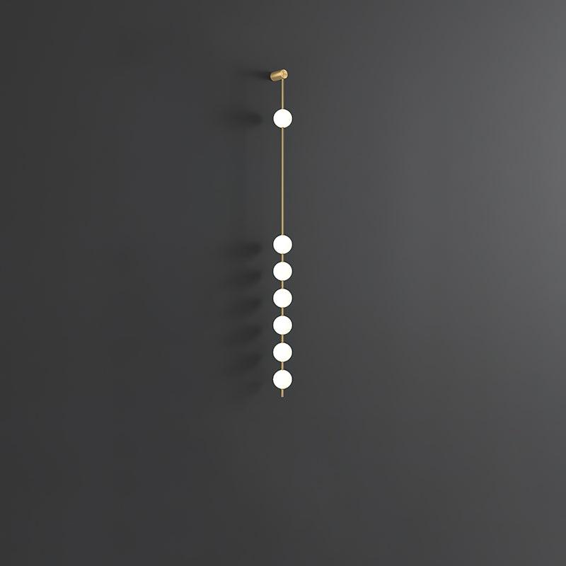 Vertical Balls Wall Light, Hardwired Wall Sconce, detail 16