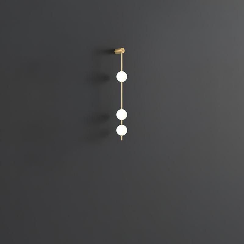 Vertical Balls Wall Light, Hardwired Wall Sconce, detail 20