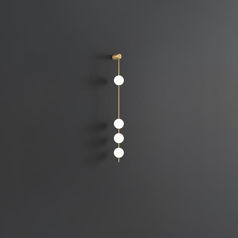 Vertical Balls Wall Light, Hardwired Wall Sconce, detail 21