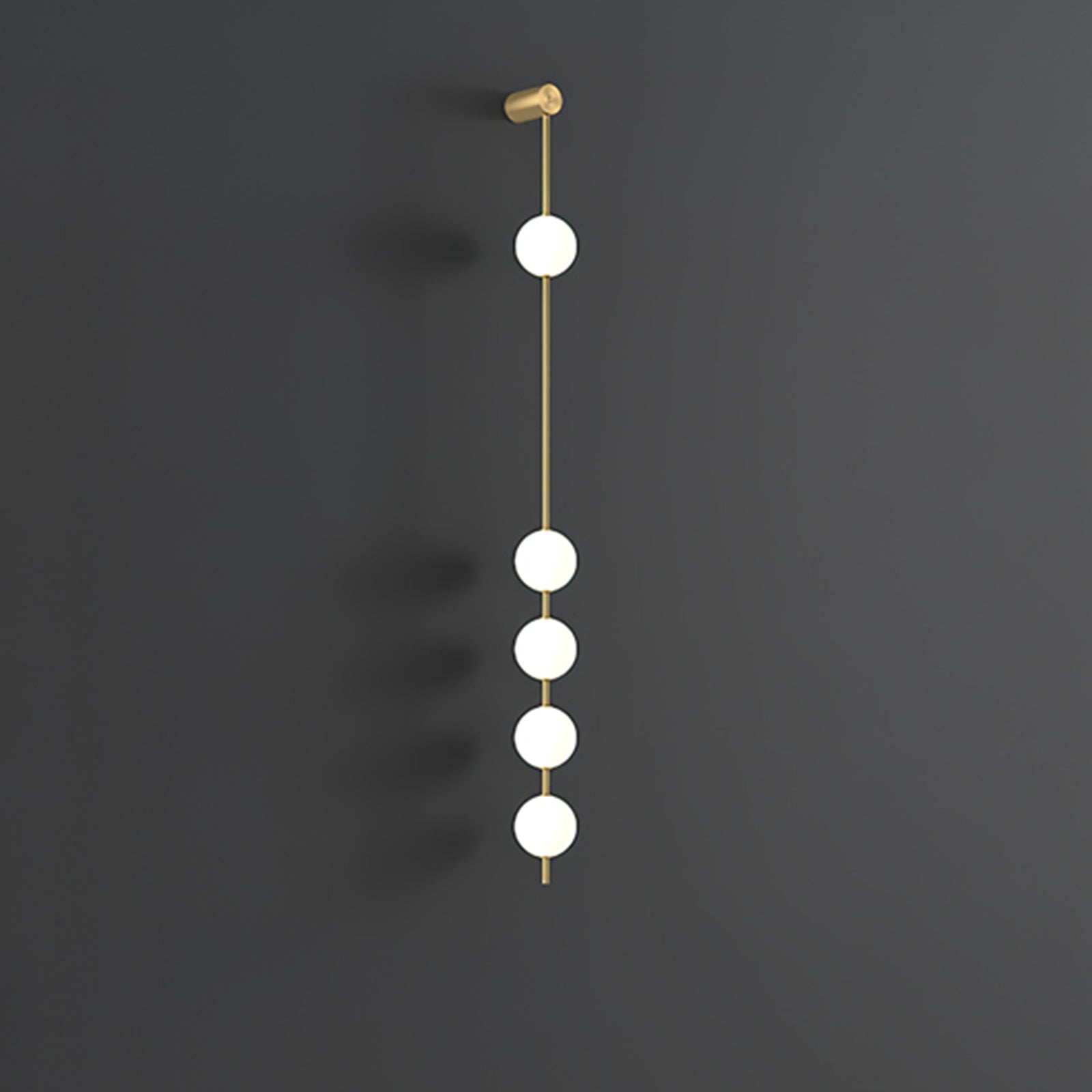 Vertical Balls Wall Light, Hardwired Wall Sconce, detail 28