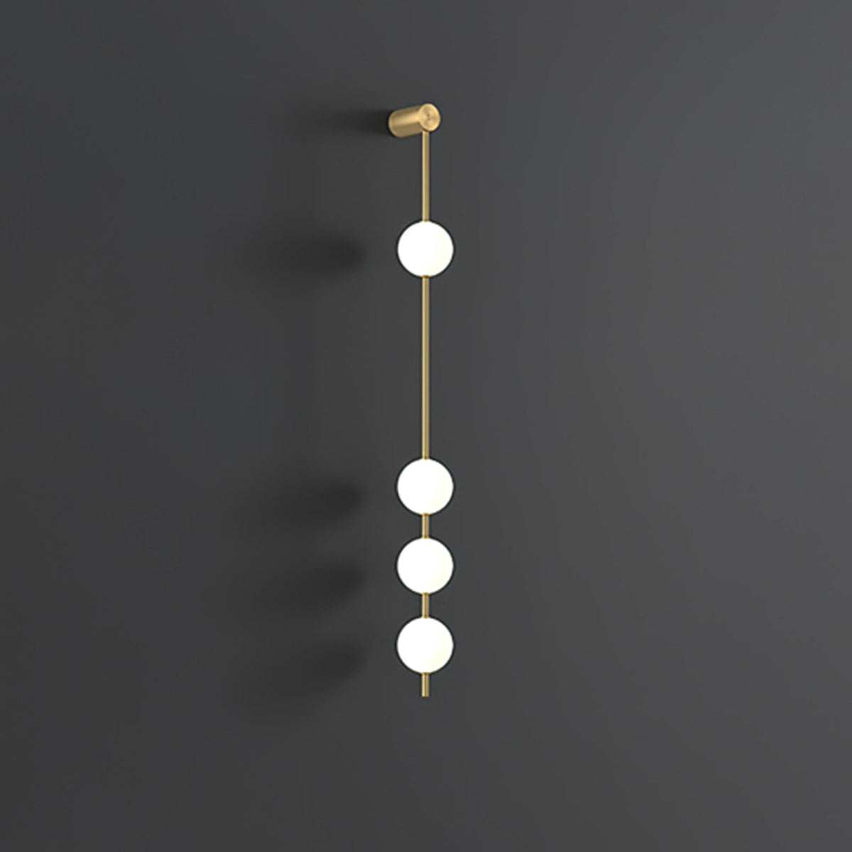 Vertical Balls Wall Light, Hardwired Wall Sconce, detail 26