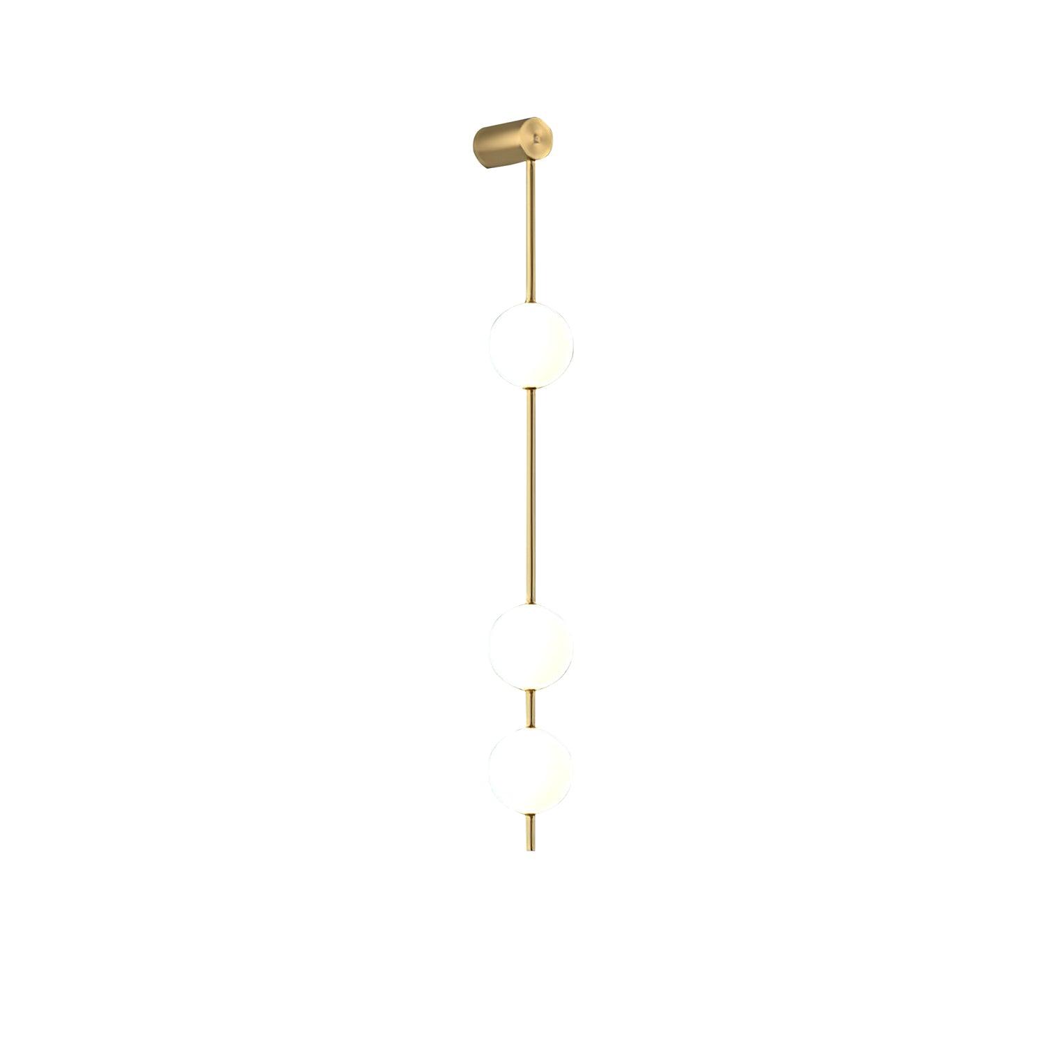 Vertical Balls Wall Light, Hardwired Wall Sconce, detail 24
