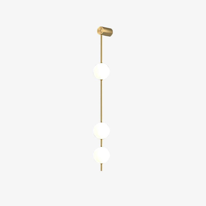 Vertical Balls Wall Light, Hardwired Wall Sconce, detail 23