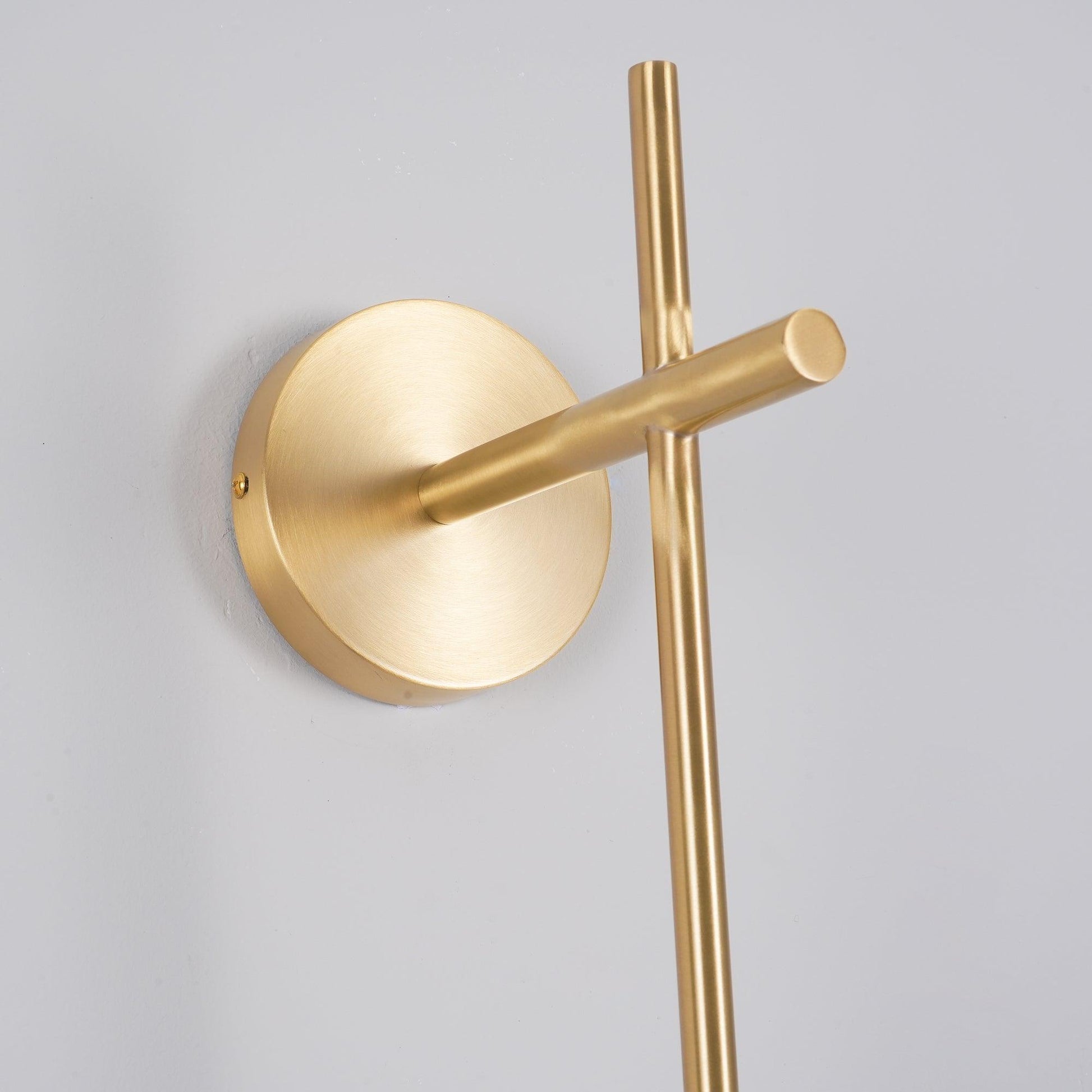 Vertical Globe Lamp bracket Wall Light - Small Balls Size: Dia 10cm Brass, Hardwired Wall Sconce, detail 24
